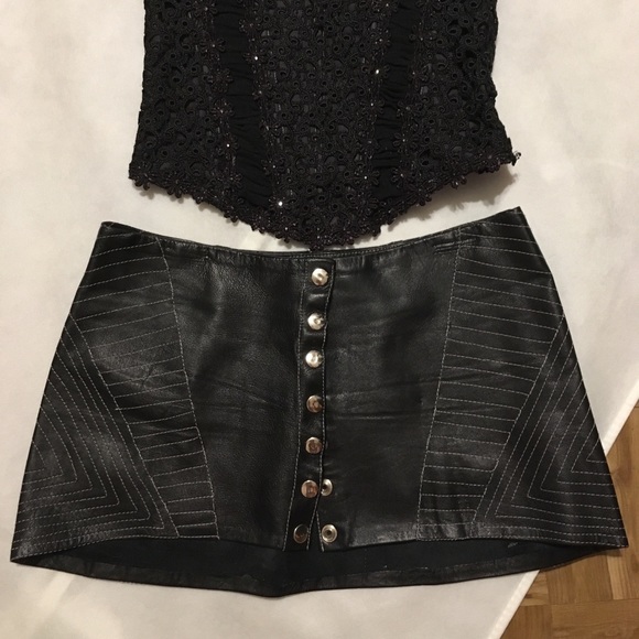 Limpasse Dresses & Skirts - Custom made butter Leather Mini Skirt